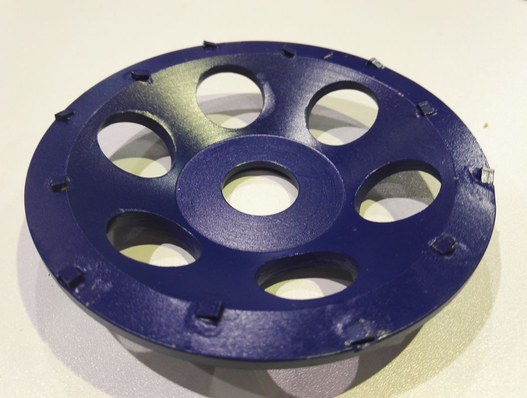 Professional 4 Segment Diamond Grinding Cup Heat And Wear Resistance